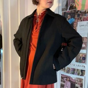 Vintage Black Pea Coat
